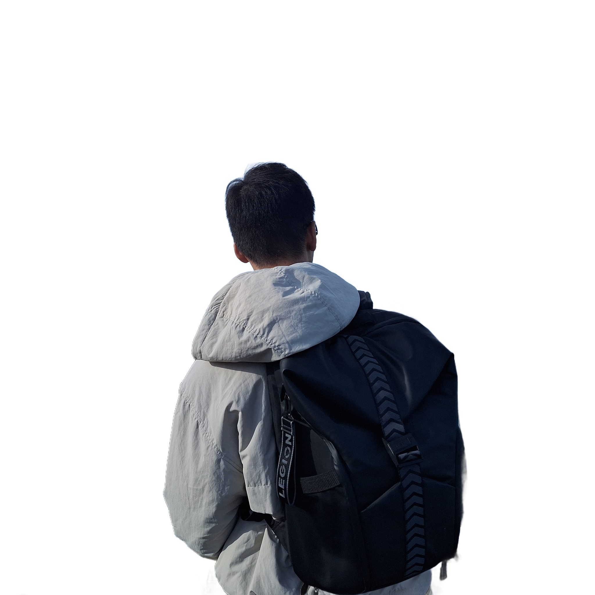me from behind